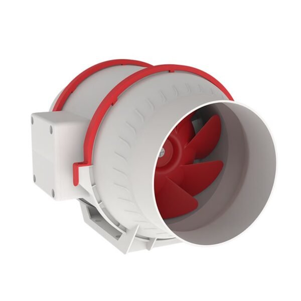 DF150-MS/AS-HA 6 Inch EC Motor Mixed-Flow Inline Duct Fan with PP Plastic Housing