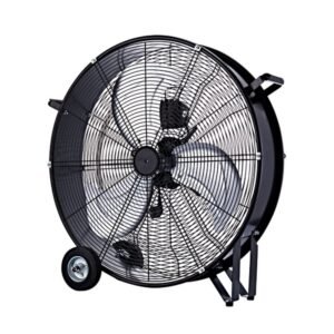 24"High Velocity Outdoor Mist Floor Drum Fan