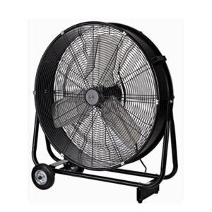 24"High Velocity Outdoor Mist Floor Drum Fan