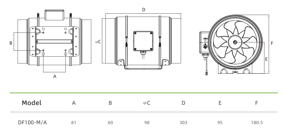 KTJ40-250 structure and size