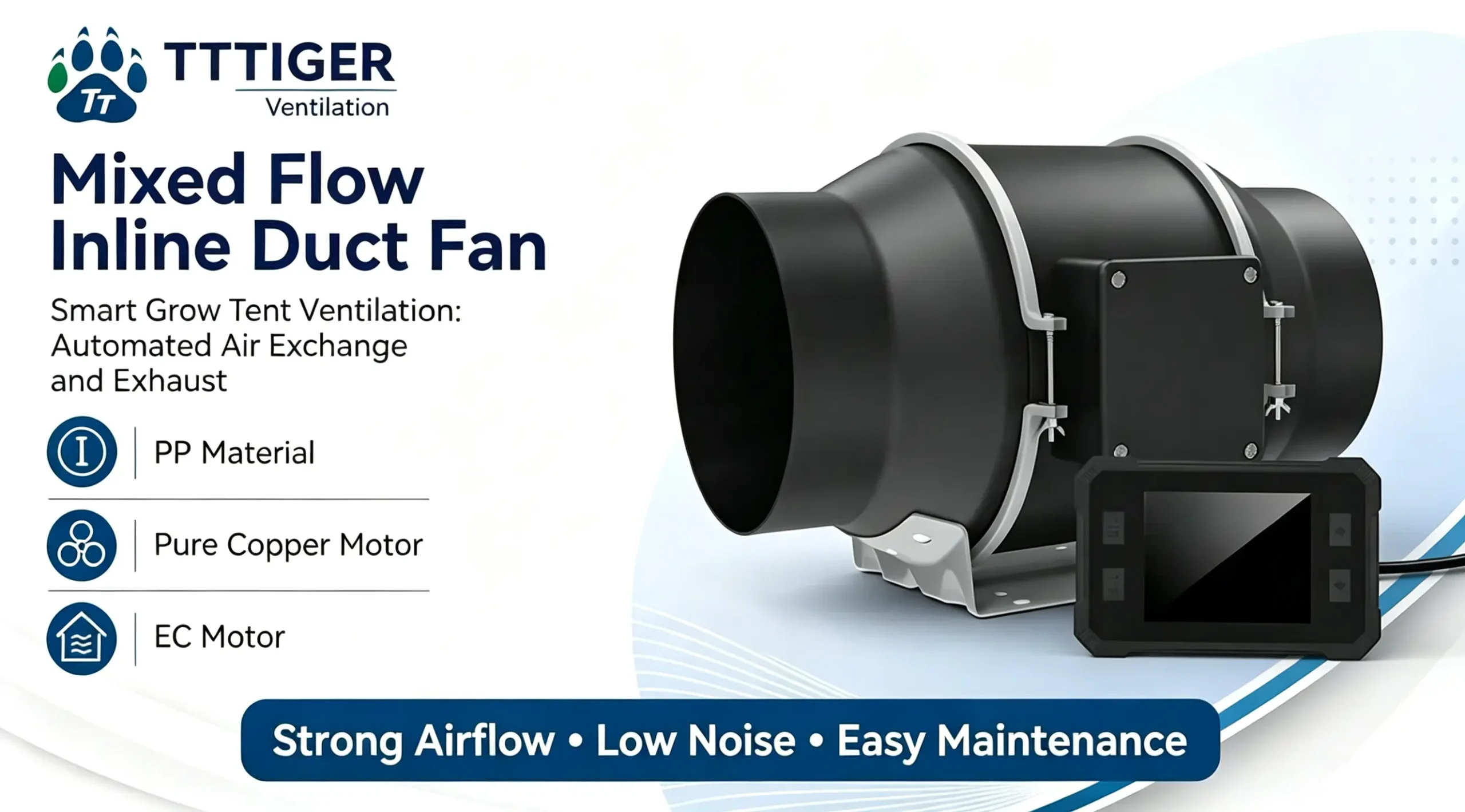 EC Inline Duct Fan: Benefits and Applications