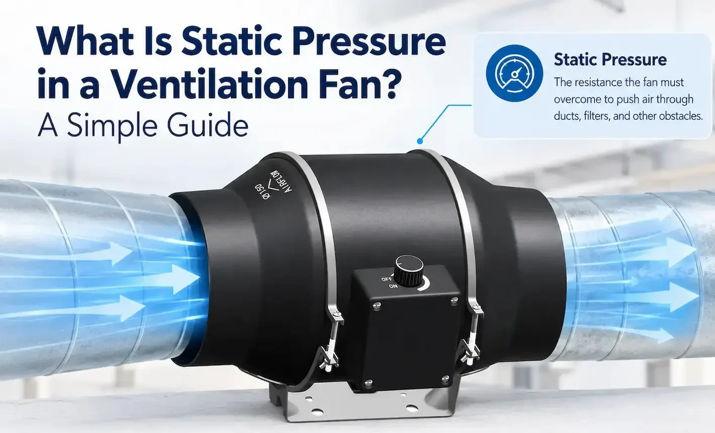 What Is Static Pressure in a Ventilation Fan? A Simple Guide