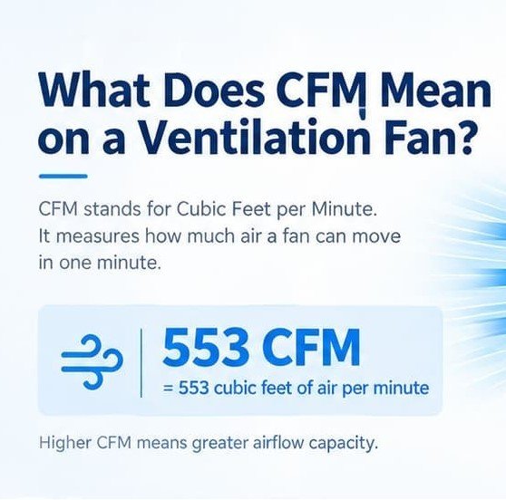 What Does CFM Mean on a Ventilation Fan?