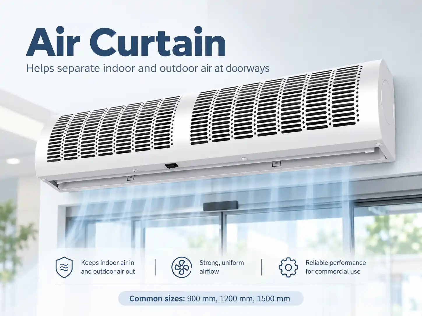 What Is an Air Curtain? How It Works and Where to Use It