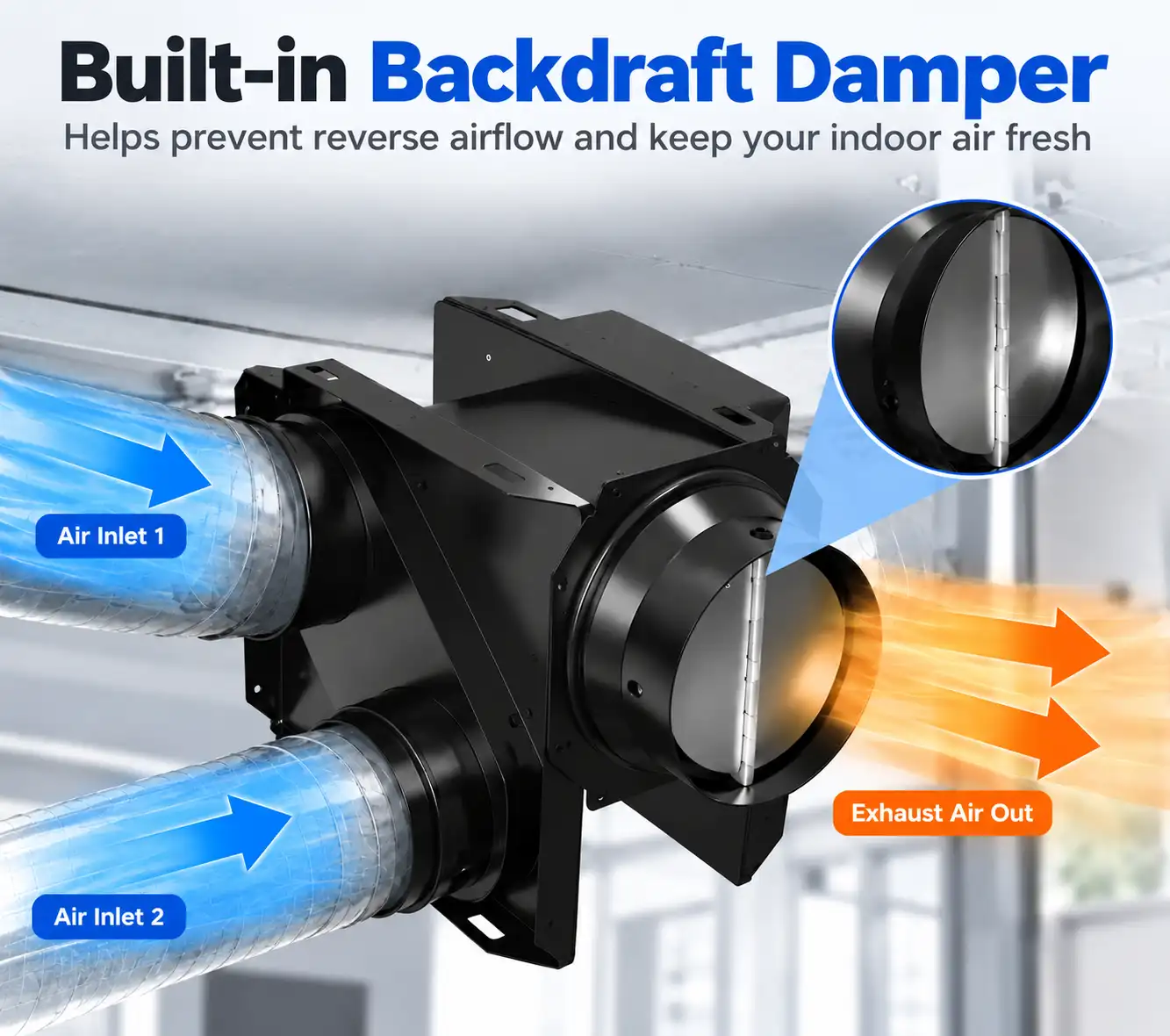 What Is a Backdraft Damper and How Does It Work?